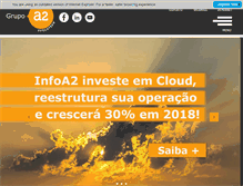 Tablet Screenshot of infoa2.com.br